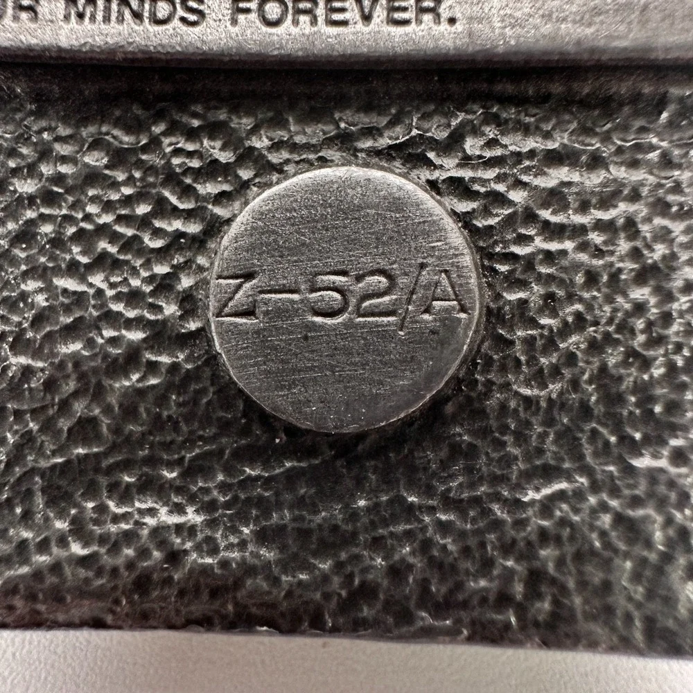 VTG Belt Buckle POW MIA Z-52/A Bergamot USA‎ Pewter 1970s You Are Not Forgotten